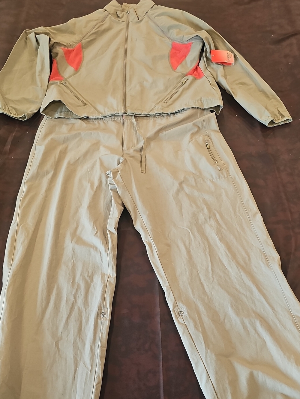 D Tan And Pink Danskin Now Track Suit Size Xxl